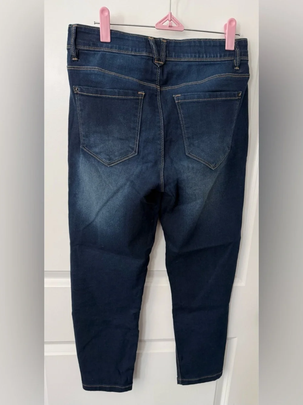 Curve Brand Dark Blue Skinny Jeans - Women's - Picture 2 of 4